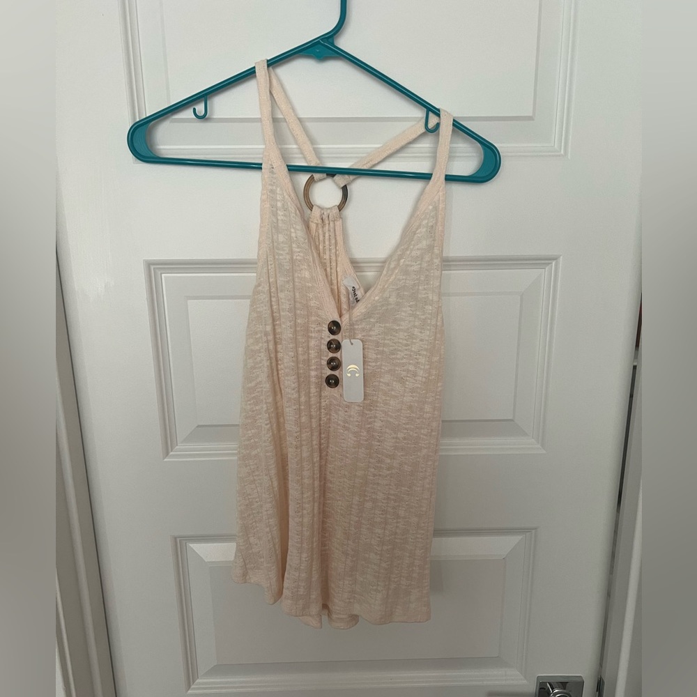 Cream Tank Top